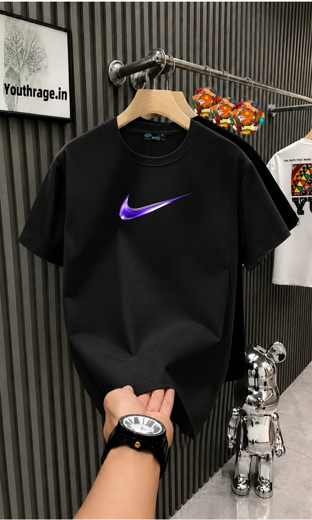Break Limits Graphic Oversized T-Shirt – Gym & Fitness Streetwear.