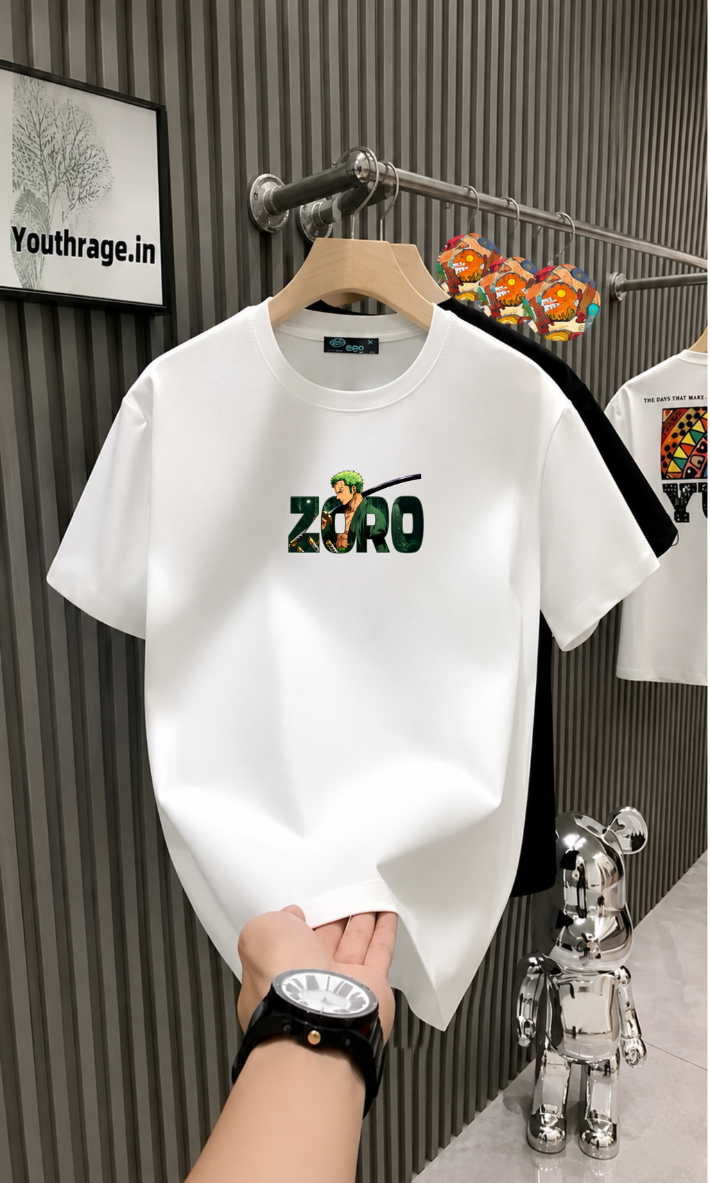 Anime Warrior Oversized T-Shirt | Japanese Graphic Tee